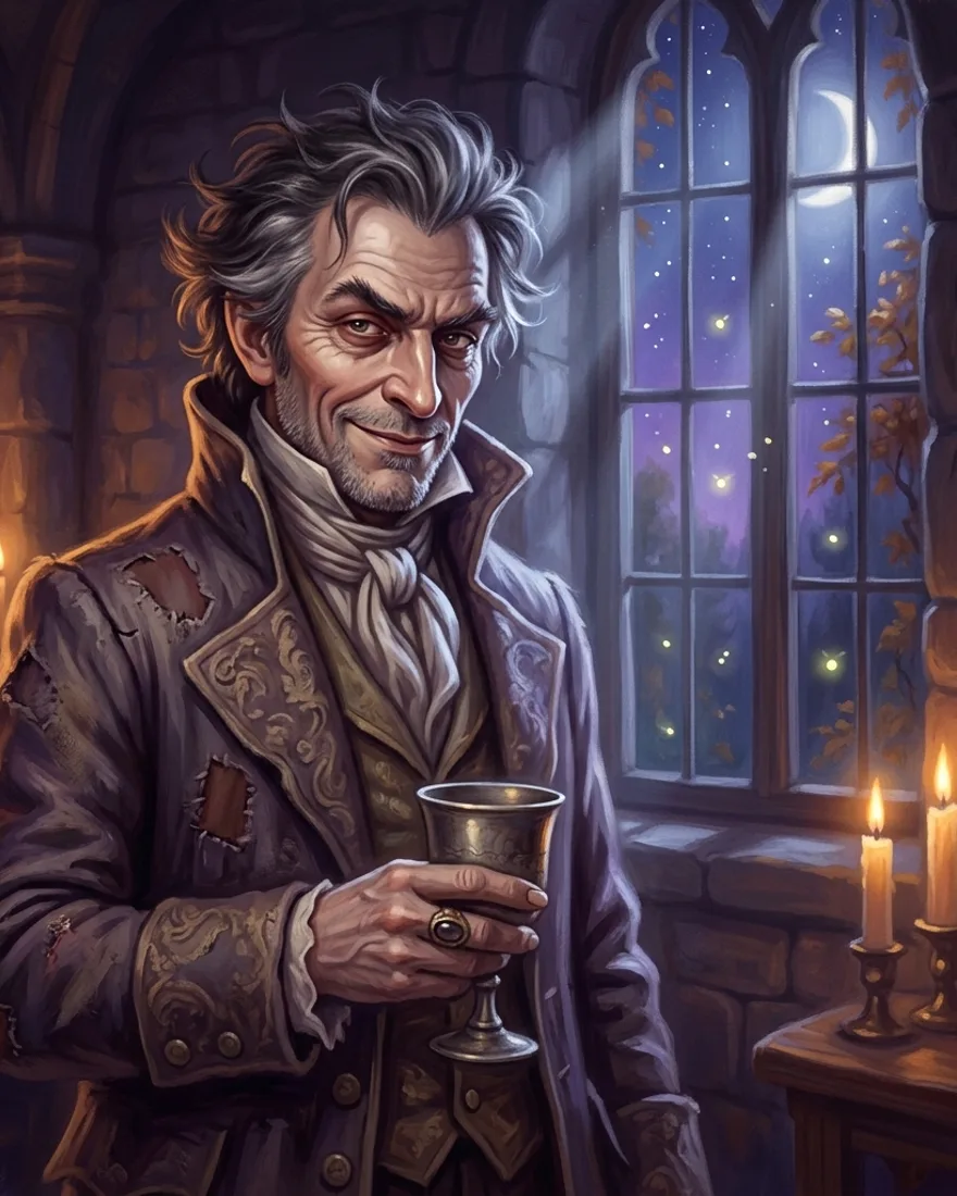 Orlock, the theatrical vampire neighbour and family head.